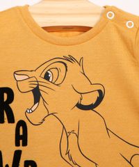 Camiseta-Infantil-Simba-Flocado-Manga-Curta-Amarela-9979669-Amarelo_4