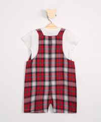 Jardineira-Infantil-Estampada-Xadrez-Vermelha-9842903-Vermelho_2