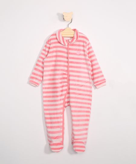 Macacao-Infantil-de-Plush-Listrado-Manga-Longa-com-Pezinho-Rosa-9972030-Rosa_1