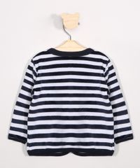 Cardigan-Infantil-de-Plush-Listrado-com-Bolso-Azul-Marinho-9972158-Azul_Marinho_2