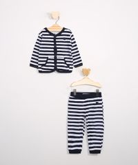 Cardigan-Infantil-de-Plush-Listrado-com-Bolso-Azul-Marinho-9972158-Azul_Marinho_3