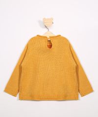 Sueter-Infantil-de-Trico-Raposa-Mostarda-9794883-Mostarda_3