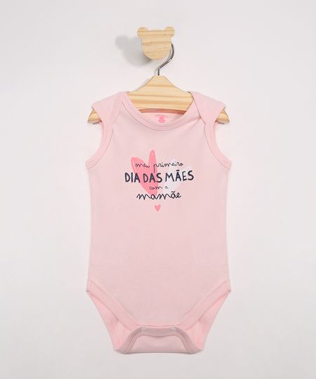 Body-Infantil--Primeiro-Dia-Das-Maes--Sem-Manga-Rosa-Claro-9969887-Rosa_Claro_1