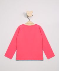 Blusa-de-Praia-Infantil-Minnie-e-Frutas-Manga-Longa-com-Protecao-UV50--Rosa-9972148-Rosa_3