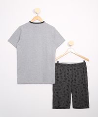 Pijama-Juvenil-Manga-Curta-Stranger-Things-Cinza-Mescla-9983633-Cinza_Mescla_3