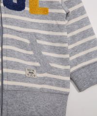 Jaqueta-Infantil-de-Moletom-Listrada--Cool--com-Capuz-Cinza-Mescla-9789001-Cinza_Mescla_4