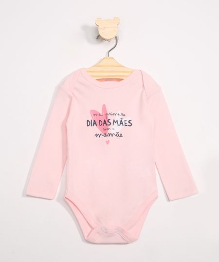 Body-Infantil--Primeiro-Dia-Das-Maes--Manga-Longa-Rosa-Claro-9969793-Rosa_Claro_1