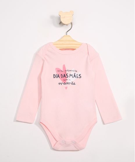 Body-Infantil--Primeiro-Dia-Das-Maes--Manga-Longa-Rosa-Claro-9969793-Rosa_Claro_1