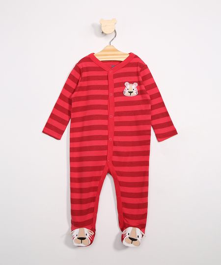 Macacao-Infantil-Listrado-Tigre-Manga-Longa-com-Pezinho-Vermelho-9969837-Vermelho_1