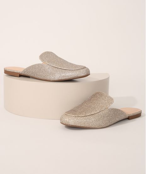 Mule-Feminino-Via-Uno-com-Brilho-Dourado-9984777-Dourado_1