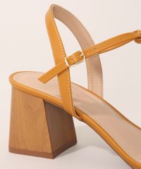 Sandalia-Feminina-com-No-Salto-Medio-em-Madeira-Oneself-Mostarda-9984383-Mostarda_7