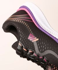 Tenis-Feminino-Esportivo-Ace-Texturizado-com-Estampa-Degrade-Preto-9984063-Preto_4