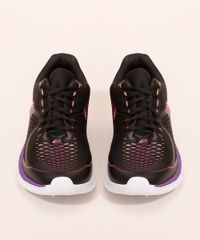 Tenis-Feminino-Esportivo-Ace-Texturizado-com-Estampa-Degrade-Preto-9984063-Preto_6
