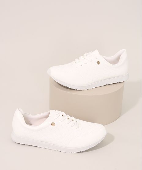 Tenis-Feminino-Via-Uno-Matelasse-Branco-9984403-Branco_1