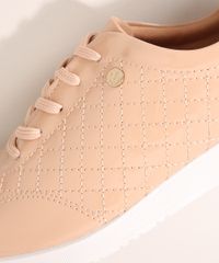 Tenis-Feminino-Via-Uno-Matelasse-em-Verniz-Bege-9984408-Bege_4