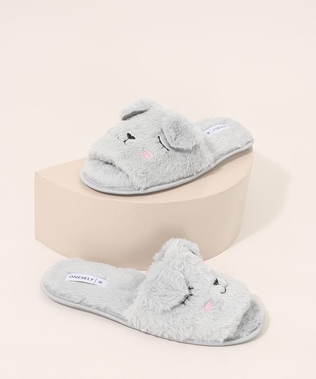 Pantufa-Feminina-de-Pelucia-com-Bordado-Coelho-Oneself-Cinza-9967076-Cinza_1 Pantufa-Feminina-de-Pelucia-com-Bordado-Coelho-Oneself-Cinza-9967076-Cinza_1