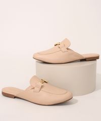 Mule-Feminino-Via-Uno-com-Fivela-Bege-9984410-Bege_1