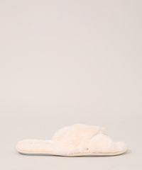 Pantufa-Feminina-de-Pelucia-Oneself-Bege-Claro-9967072-Bege_Claro_3