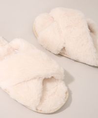 Pantufa-Feminina-de-Pelucia-Oneself-Bege-Claro-9967072-Bege_Claro_4