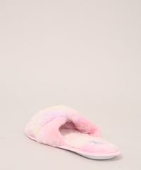 Pantufa-Feminina-de-Pelucia-Estampada-Tie-Dye-Oneself-Rosa-9967075-Rosa_5