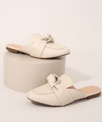 Mule-Feminino-Via-Uno-com-No-Bege-9986166-Bege_1