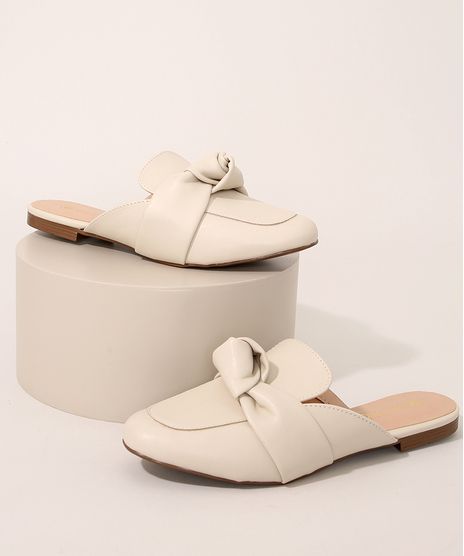 Mule-Feminino-Via-Uno-com-No-Bege-9986166-Bege_1