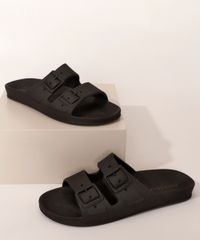 Rasteirinha-Feminina-Oneself-com-Textura-de-Fivela-Preto-9985942-Preto_1
