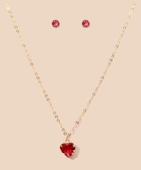 Kit-de-Colar-Feminino-com-Pingente-de-Coracao-com-Pedra---Brinco-com-Pedra-Dourado-9987519-Dourado_3