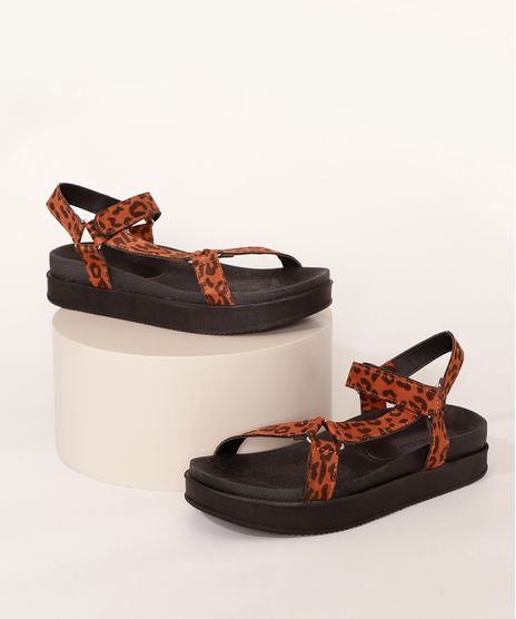 Papete-Feminina-Oneself-Flatform-Estampada-Animal-Print-Onca-Caramelo-9982192-Caramelo_1