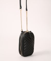 Bolsa-Transversal-Pequena-com-Alca-de-Corrente-Preta-9979562-Preto_3