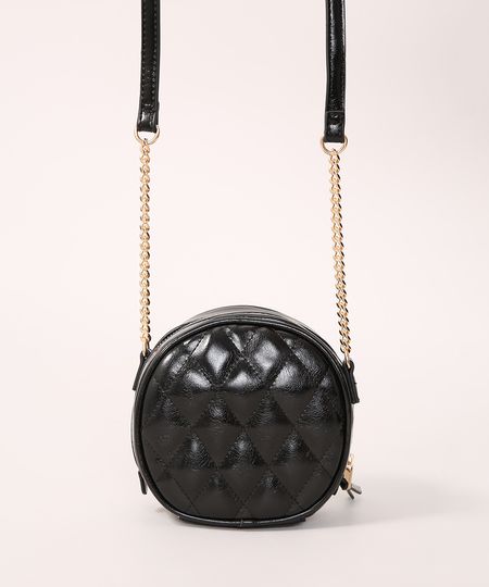 Bolsa-Transversal-Redonda-Pequena-com-Alca-de-Corrente-Preta-9979564-Preto_1 Bolsa-Transversal-Redonda-Pequena-com-Alca-de-Corrente-Preta-9979564-Preto_1