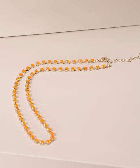 Colar-de-Strass-Curto-Laranja-9980631-Laranja_1