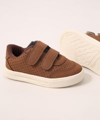 Tenis-Infantil-Cano-Baixo-com-Velcro-Marrom-9987562-Marrom_3