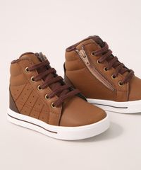 Tenis-Infantil-Cano-Alto-com-Pespontos-Caramelo-9987564-Caramelo_3