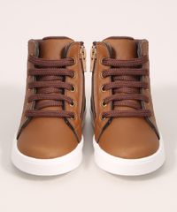 Tenis-Infantil-Cano-Alto-com-Pespontos-Caramelo-9987564-Caramelo_5