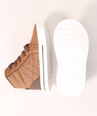 Tenis-Infantil-Cano-Alto-com-Pespontos-Caramelo-9987564-Caramelo_6