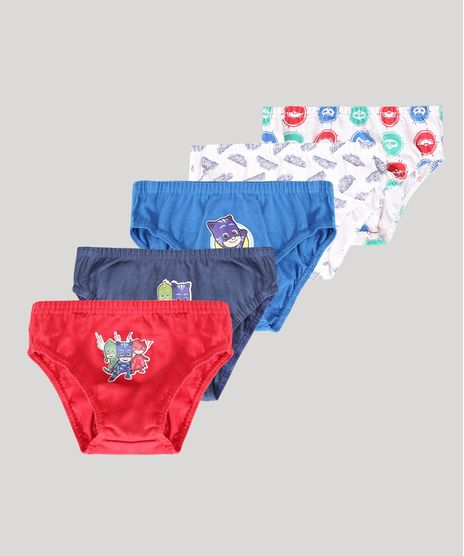 Kit-de-5-Cuecas-Infantis-PJ-Masks-Multicor-9972517-Multicor_1