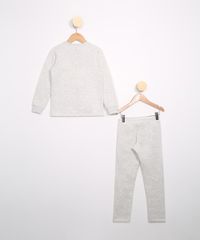 Pijama-Infantil-de-Moletom-Manga-Longa-Bailarina-Brandili-Cinza-Mescla-Claro-9983964-Cinza_Mescla_Claro_3