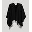Poncho-Kimono-de-Trico-com-Franjas-Preto-9841670-Preto_1