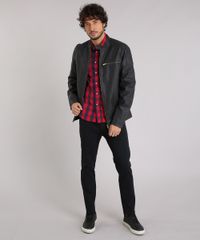 Camisa-Masculina-Slim-Xadrez-Manga-Longa-Vermelha-8897721-Vermelho_3