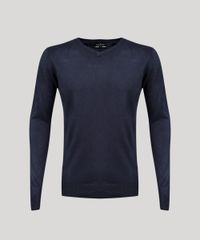 Sueter-Masculino-Basico-em-Trico-Manga-Longa-Gola-V--Azul-Marinho-8464179-Azul_Marinho_5