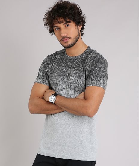 Camiseta-Masculina-Slim-Fit-Estampada-Manga-Curta-Gola-Careca-Cinza-Mescla-8760943-Cinza_Mescla_1