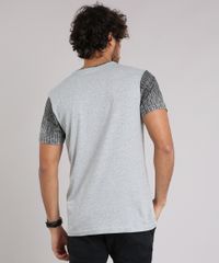 Camiseta-Masculina-Slim-Fit-Estampada-Manga-Curta-Gola-Careca-Cinza-Mescla-8760943-Cinza_Mescla_2