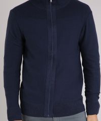 Jaqueta-Masculina-em-Trico-Gola-Alta-Manga-Longa--Azul-Marinho-8848976-Azul_Marinho_4