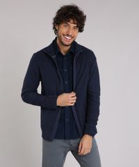 Jaqueta-Masculina-em-Trico-Gola-Alta-Manga-Longa--Azul-Marinho-8848976-Azul_Marinho_5