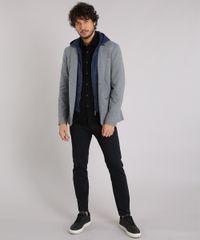 Blazer-Masculino-2-em-1-com-Capuz-Removivel-Cinza-Mescla-8871142-Cinza_Mescla_3