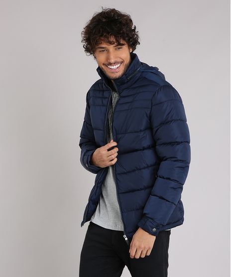 Jaqueta-Masculina-Puffer-Gola-Alta-com-Bolsos-Azul-Marinho-8832531-Azul_Marinho_1