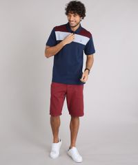 Polo-Masculina-com-Recortes-e-Bordado-Manga-Curta-Azul-Marinho-9206127-Azul_Marinho_3