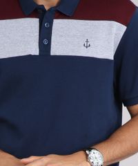 Polo-Masculina-com-Recortes-e-Bordado-Manga-Curta-Azul-Marinho-9206127-Azul_Marinho_4 Polo-Masculina-com-Recortes-e-Bordado-Manga-Curta-Azul-Marinho-9206127-Azul_Marinho_4