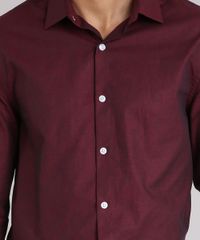 Camisa-Masculina-Comfort-Manga-Longa-Vinho-9138610-Vinho_4